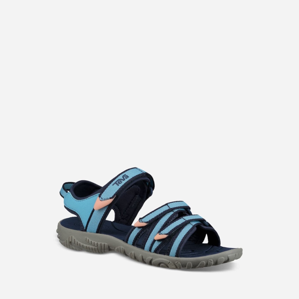 Teva Tirra Kids' Blue Hiking Sandals CA07796 Canada Online